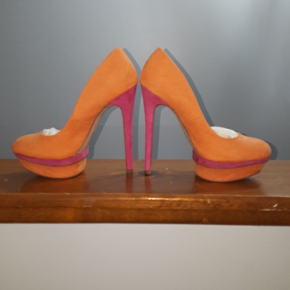 Platform Colorblock Pumps - Picture 5 of 5